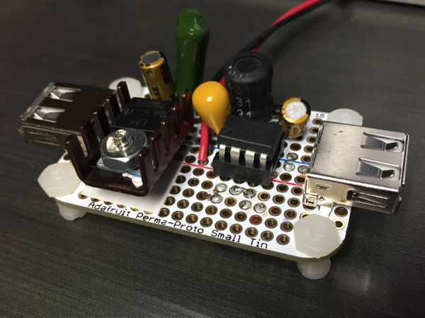 Test platform: linear regulator versus switcher